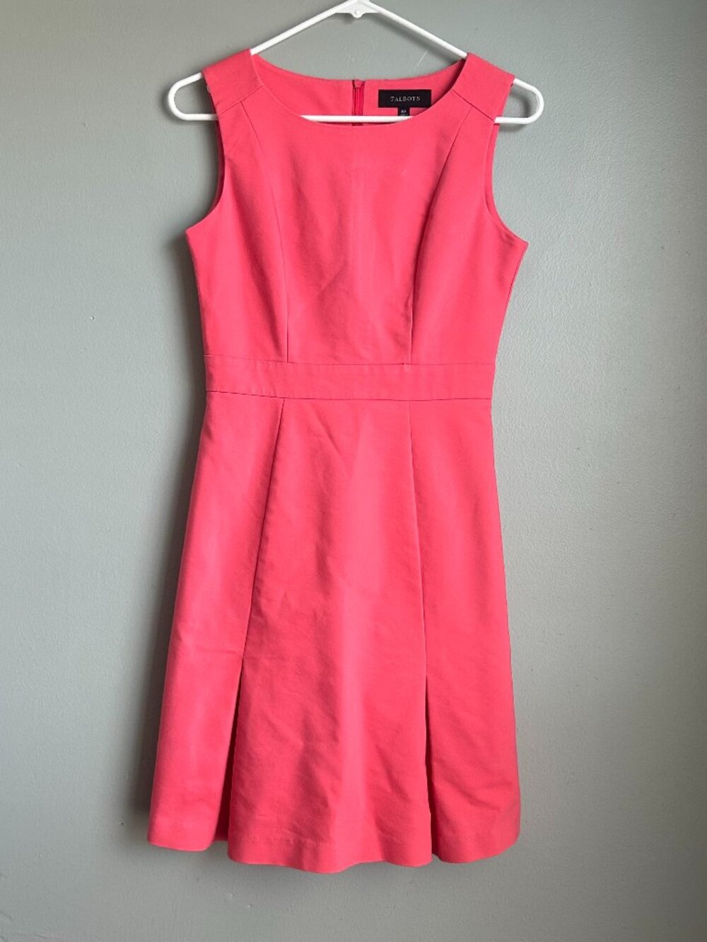 Talbots Women Pink Sleeveless Dress